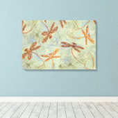 トンボ金ゴールド キャンバスプリント (インサイチュ (ウッドフロア))