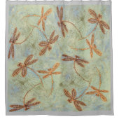 トンボ金ゴールド シャワーカーテン (正面)