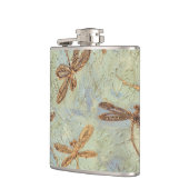 トンボ金ゴールド フラスク (左)