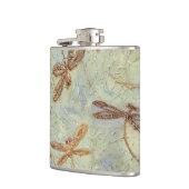 トンボ金ゴールド フラスク (左)