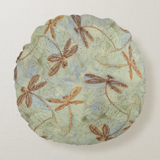 トンボ金ゴールド ラウンドクッション (正面)