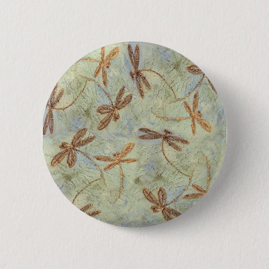 トンボ金ゴールド 缶バッジ (正面)