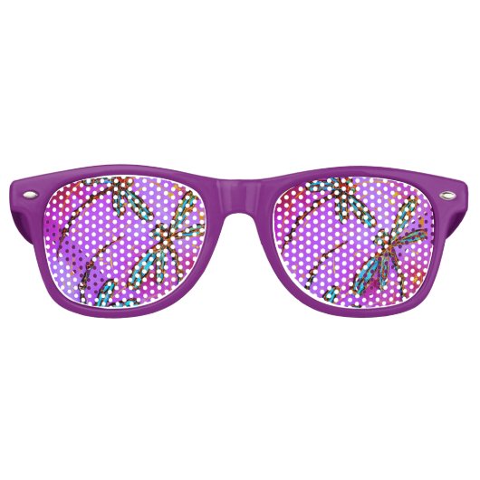 トンボ電気ピンク レトロサングラス (正面)