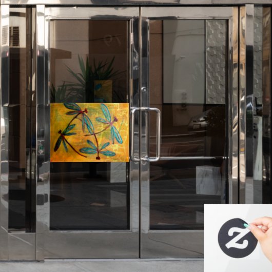 トンボ霞 ウィンドウサイン (オフィスドア)