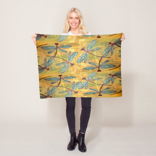 トンボ霞 フリースブランケット (インサイチュ)