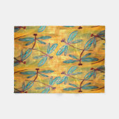 トンボ霞 フリースブランケット (正面(横))