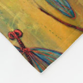 トンボ霞 フリースブランケット (角)