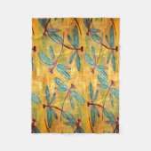 トンボ霞 フリースブランケット (正面)