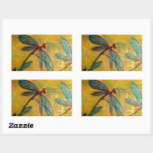 トンボ霞 長方形シール (シート)