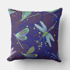 トンボ青 アウトドアクッション