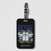 トンボ頻発フライヤーパーソナライズされたラゲッジタグ ラゲッジタグ (正面縦)