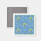 トンボ類とデイジー マグネット (正面/裏面)