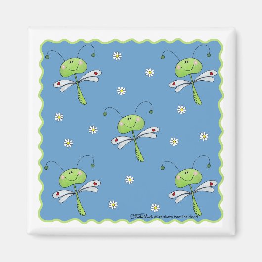 トンボ類とデイジー マグネット (正面)