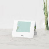 トンボ類のサンキューカード サンキューカード (裏面)