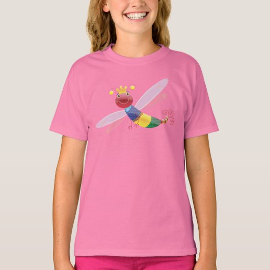 トンボ類：大きな一日 Tシャツ (正面)