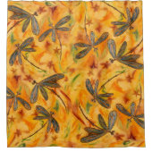 トンボ風の暖かい風 シャワーカーテン (正面)