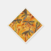 トンボ風の暖かい風 スタンダードカクテルナプキン (角)