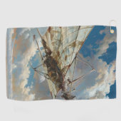 トンボ飛行機 ゴルフタオル (横)