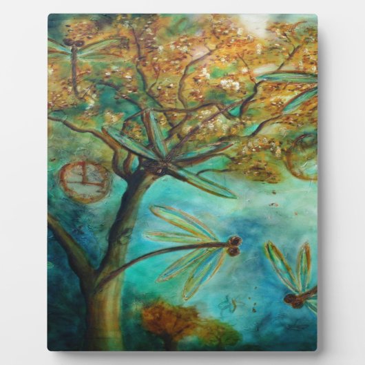 トンボ飛行 フォトプラーク (正面)