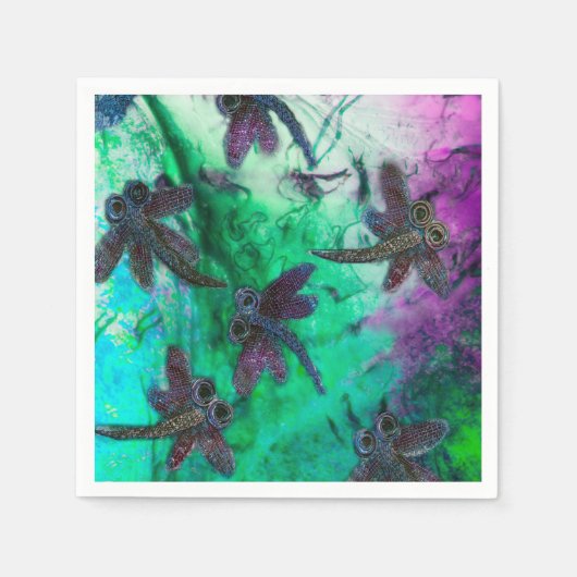 トンボ魔法 スタンダードカクテルナプキン (正面)