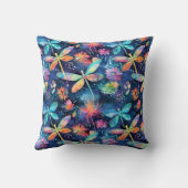 トンボ鮮やかイ模様 クッション (裏面)