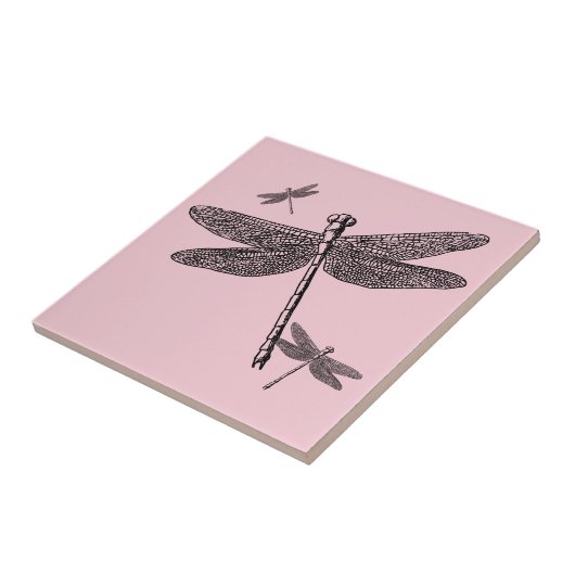 トンボ3頭 タイル (側面)