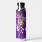 トンボ（ばちゃばちゃ）跳ねる ウォーターボトル (左面)