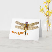 トンボ・カード カード (黄色い花)