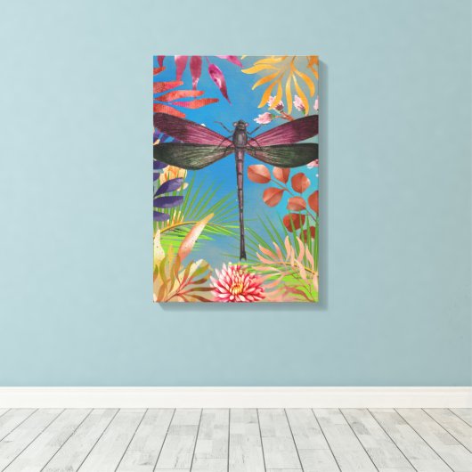 トンボ キャンバスプリント (インサイチュ (ウッドフロア))