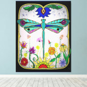 トンボ キャンバスプリント (インサイチュ (ウッドフロア))