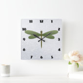 トンボ スクエア壁時計 (ホーム)