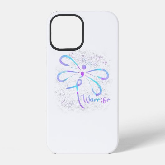 トンボ セミコロン 自殺防止啓発 iPhoneケース (裏面)