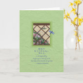 トンボ/トンボ勇気付けられる カード (黄色い花)