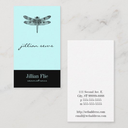 トンボ 名刺 (正面/裏面)