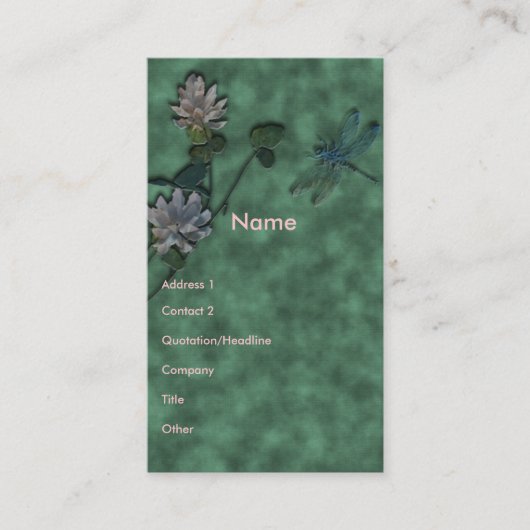 トンボ 名刺 (正面)