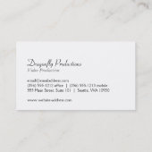 トンボ 名刺 (裏面)