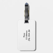 トンボ、天国からの訪問者 ラゲッジタグ (裏面縦)