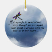 トンボ"愛です永遠" セラミックオーナメント (裏面)