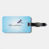 トンボ"愛です永遠" ラゲッジタグ (裏面横)