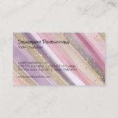 トンボ | 手絵を描線 | 金ゴールドフレーク 名刺 (裏面)