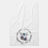 トンボ - 新たな可能性の精神 キッチンタオル (縦)