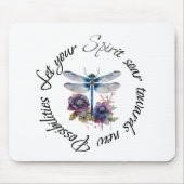 トンボ - 新たな可能性の精神 マウスパッド (正面)