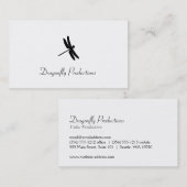 トンボ（黒） 名刺 (正面/裏面)