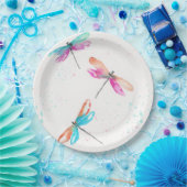 トンボ ２ 枚の紙皿 ペーパープレート (パーティー)