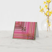 トンボNotecard カード (黄色い花)