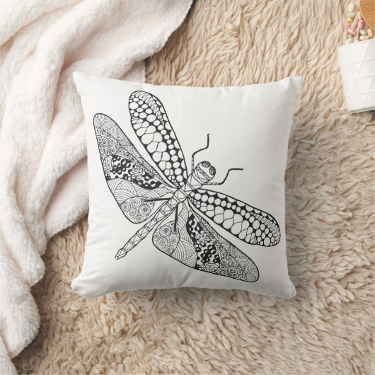 トンボZendoodle クッション (ブランケット)