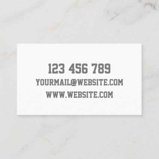 トンヤ整備士名刺 名刺 (裏面)