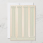 トーガパーティー 誕生日 古代ローマの巻き物 招待状 (裏面)