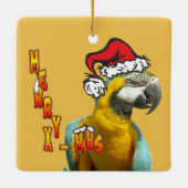 トーキングおもしろいパロッメリートXマスオーナメント セラミックオーナメント (裏面)