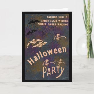 トーキングスカルス書リットハローウィンパーティ カード